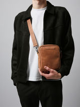 Sac Bandoulire M Tolosa Etrier Marron tolosa ETOL704M-vue-porte